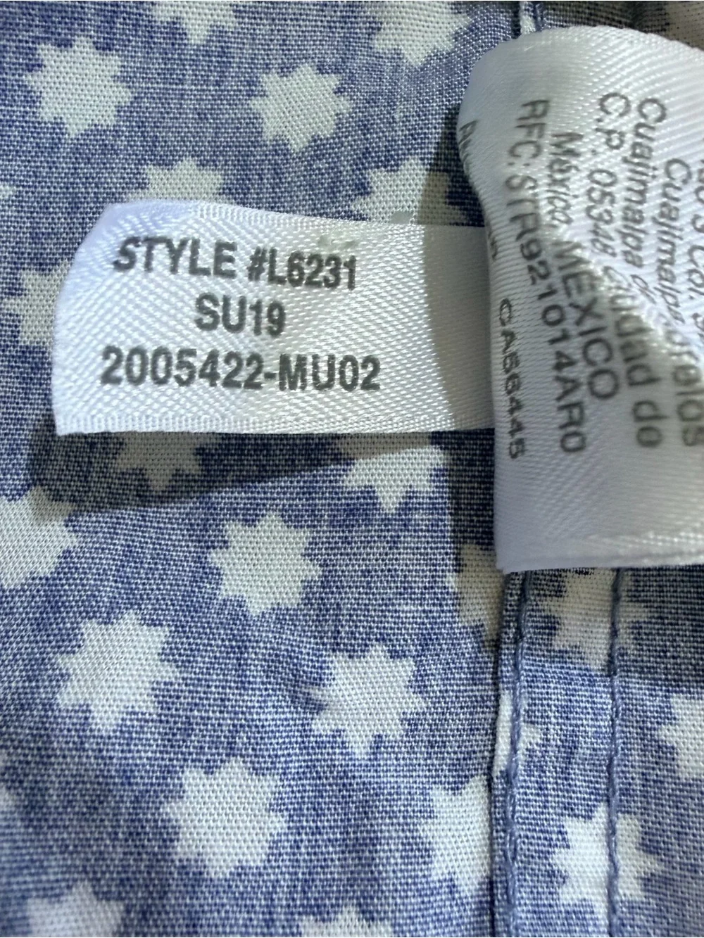 J.Crew Flex Men’s XL Blue White Geometric Short Sleeve Button Up Shirt